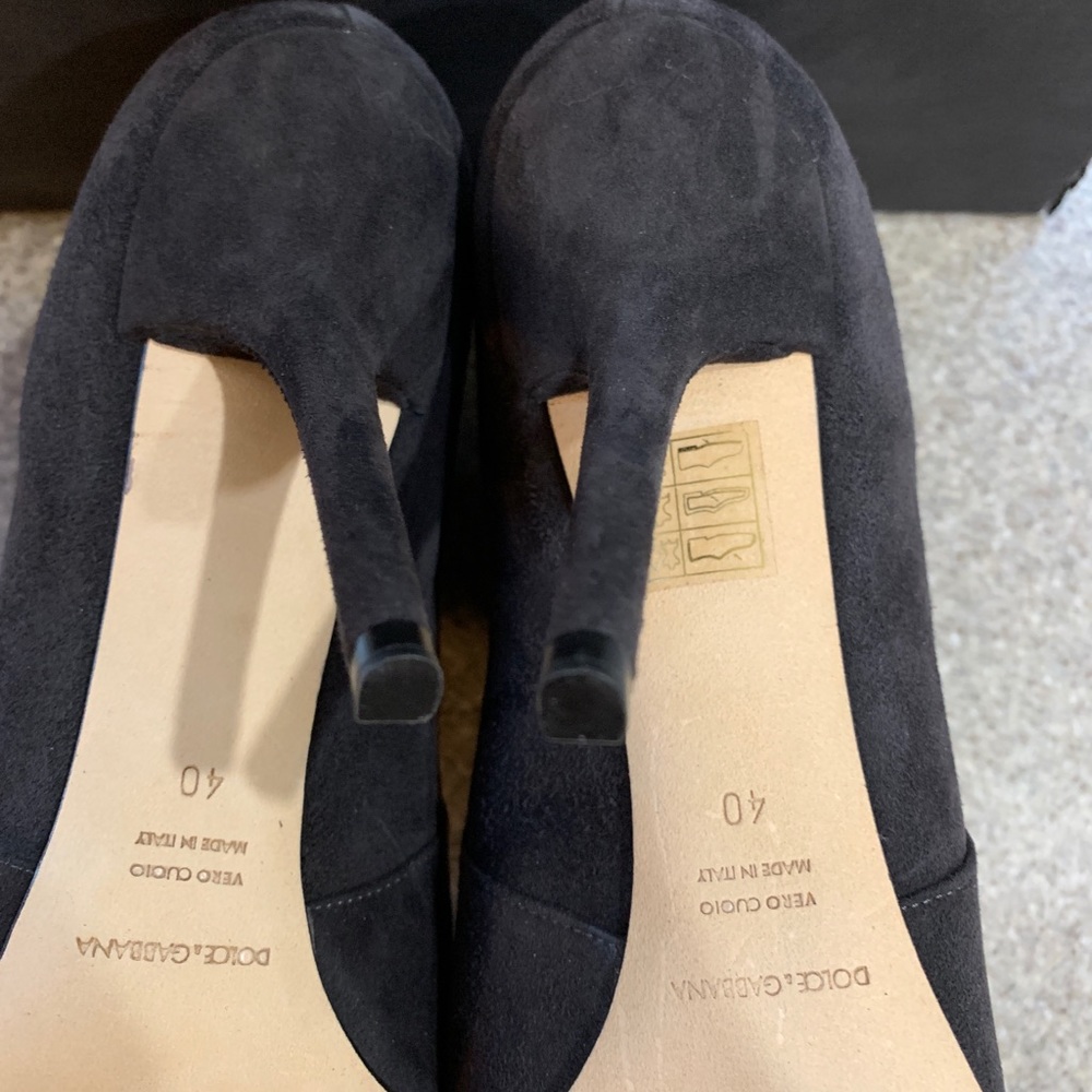Dolce & Gabbana Ankle Boots, Grey, Size 40, NWB - Picture 7 of 8